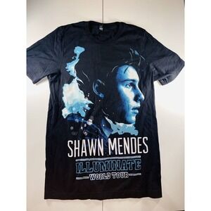 Shawn Mendes Illuminate 2017 World Tour Shirt Funny Black Vintage MEDIUM